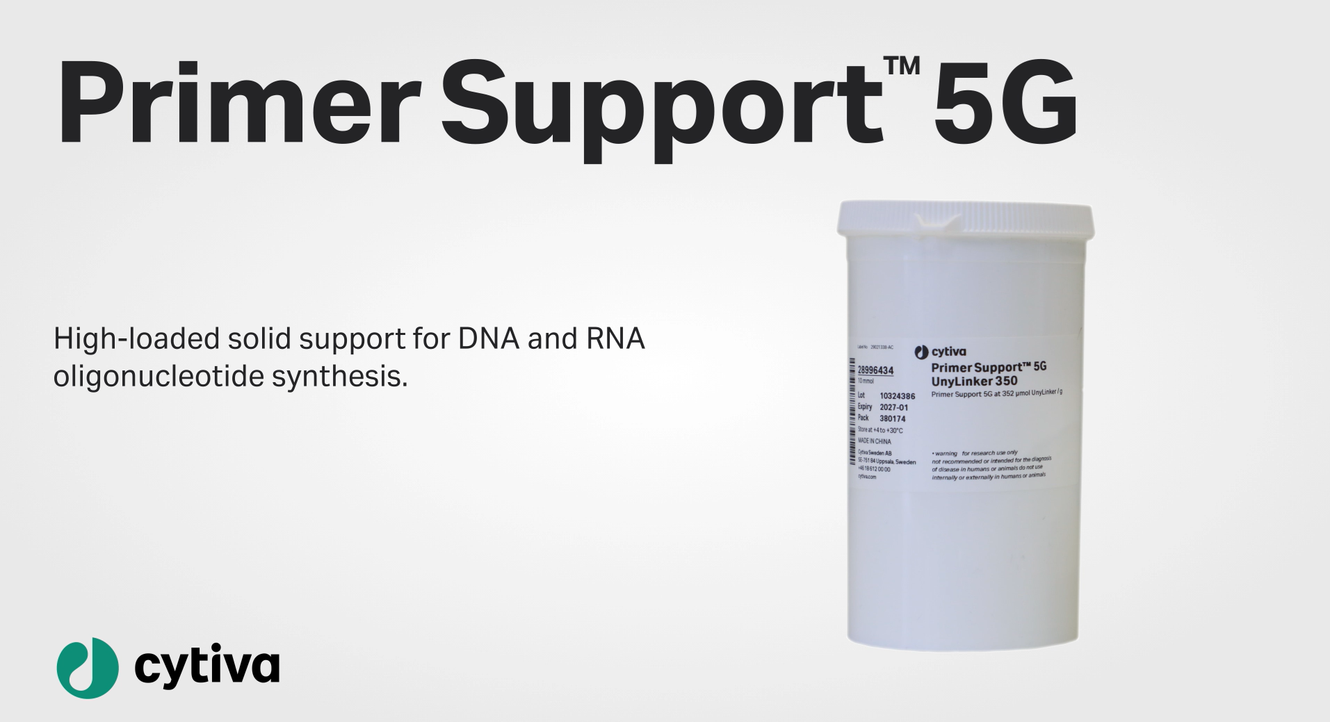 Primer Support™ 5G solid support